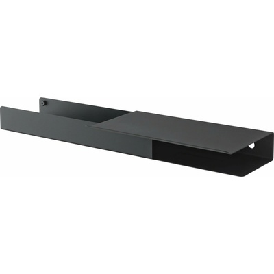 Muuto Nástěnná police Folded Platform, Black, FLDPS62A01