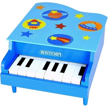 Bontempi Детско дървено пиано Bontempi - С 8 клавиша, синьо (Bon10-1810B)