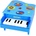 Bontempi Детско дървено пиано Bontempi - С 8 клавиша, синьо (Bon10-1810B)