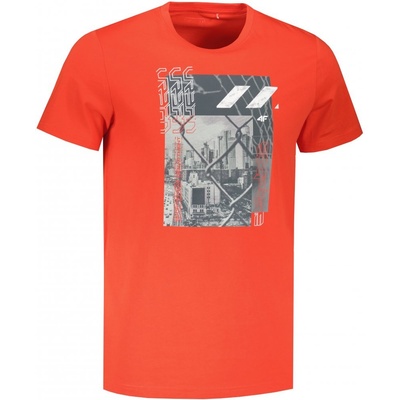 4F triko TSM012 oranžová