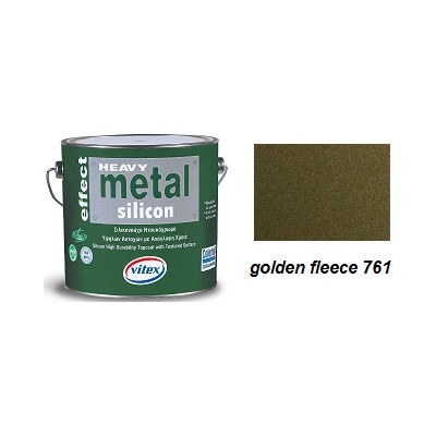 Vitex Heavy Metal Silicon Effect - štrukturálna kováčska farba 761 Golden Fleece 0,75L 0551