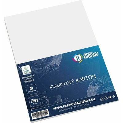 Čtvrtka kladívková bílá A4, 250 g/m2 - 10 ks – Zbozi.Blesk.cz