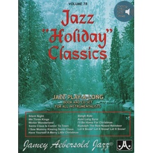 AEBERSOLD PLAY ALONG 78 Jazz Holiday Classics + Audio Online