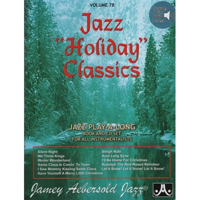 AEBERSOLD PLAY ALONG 78 Jazz Holiday Classics + Audio Online