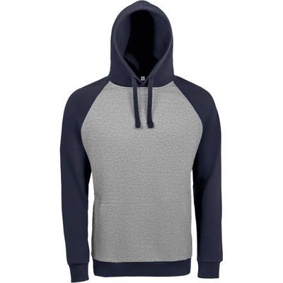 Sol's SEATTLE Unisexová mikina SL02998 Grey / navy