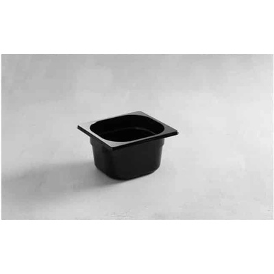 Nádoba GN 1/6, HENDI, Profi Line, GN 1/6, 1L, Čierna, 176x162x(H)65mm