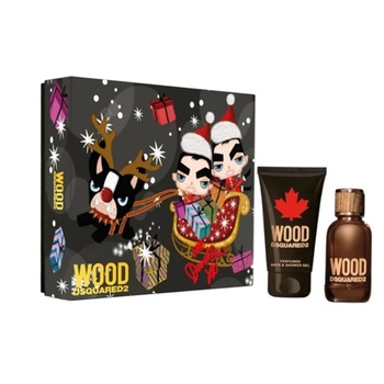 Dsquared2 Dsquared2 Wood For Him Подаръчен комплект за мъже Размер EDT 30 ml + 50 ml душ гел