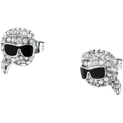 Karl Lagerfeld Ikonické náušnice s krystaly Karl Charms KLAYD20