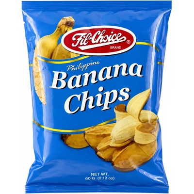 Fil-choice Banánové chipsy z filipínských banánů saba 250 g