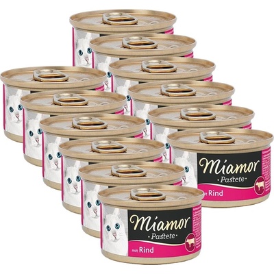 Miamor Пастет пастет с говеждо 12 x 85 г