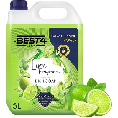 Best4 gel na umývanie riadu Limetka Plus 5 l