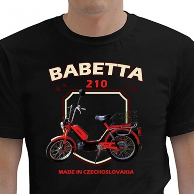 Tričko Striker Jawa Babetta 210 čierne