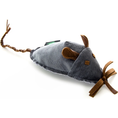 JK ANIMALS, myška malá textilná hračka pre mačky 12 cm