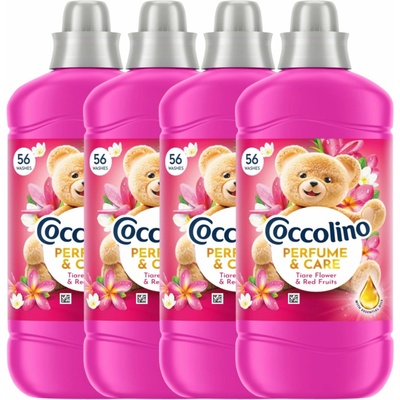 Coccolino Perfume & Care aviváž Tiare kvet a červené ovocie 224 PD 4 x 1288 ml
