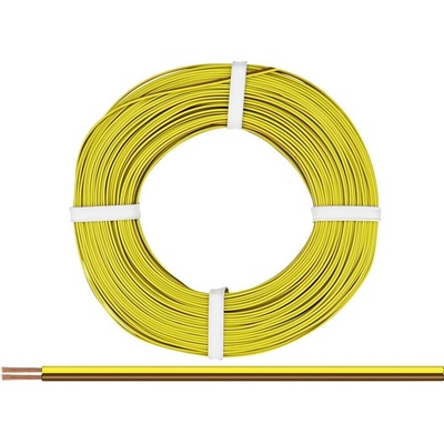 Donau Elektronik 218-38-25 2 x 0.14 mm² hnědá, žlutá 25 m