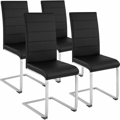 Tectake 402553 černá 4 ks – Hledejceny.cz