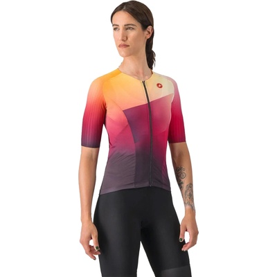 Castelli FREE SPEED 3 W RACE TOP nočné tiene/žiarivá oranžová