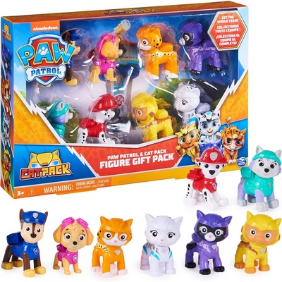 Spin Master Tlapková Patrola Cat Pack Paw Patrol & Cat Pack Dárkový balíček