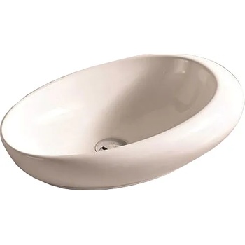 Image 1 of Inter Ceramic УМИВАЛНИК ВЪРХУ ПЛОТ ICB 589 58x37, 5x14, 5см ЕЛИПСА БЯЛ (ICB 589)