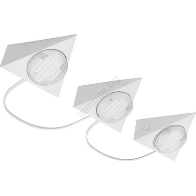 EGLO 89606 - Комплект 3x точкови лампи KOB 1 3xGX53/7W/230V (EG89606)