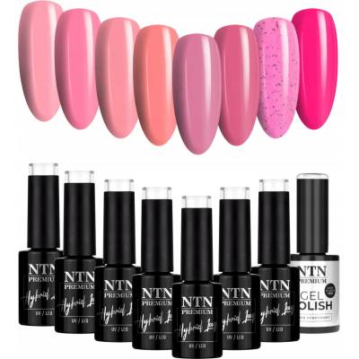 Hybridní lak LED/UV Gel Polish Pinks Č. 448 Limited Edition NTN 5g