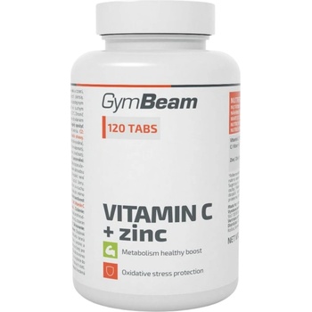 Image 1 of GymBeam Vitamin C + Zinc [120 Таблетки]