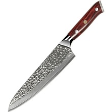 The Knife Brothers Rosewood šefkuchařský damaškový nůž 8"