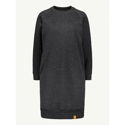 Svala dámské merinové šaty dark grey