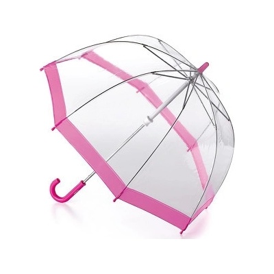 Fulton dětský průhledný holový deštník Funbrella 2 Pink C603