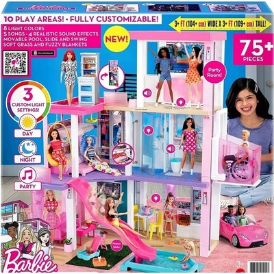 Mattel Barbie Dreamhouse - Deluxe domeček pro panenky se světlem