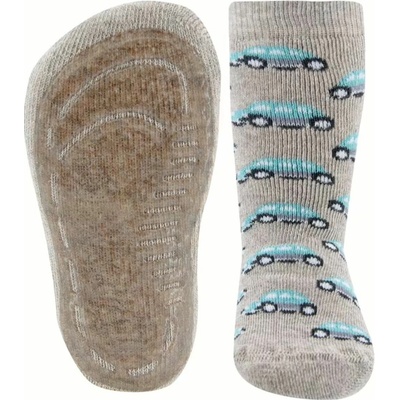 Ewers Stoppersocken SoftStep Autos - dkl beige mel