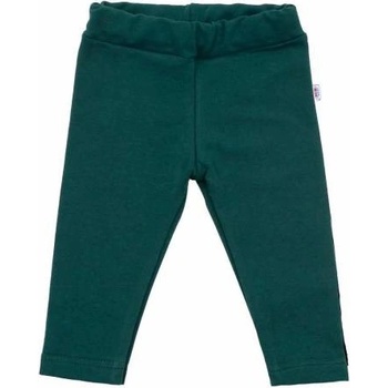 New Baby Dojčenské bavlnené legíny Leggings tmavo zelené