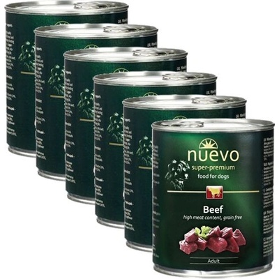Nuevo Dog Adult Hovězí 6 x 800 g
