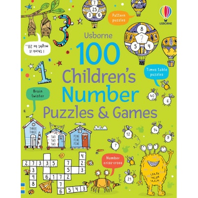 100 Children's Number Puzzles and Games Pope Twins