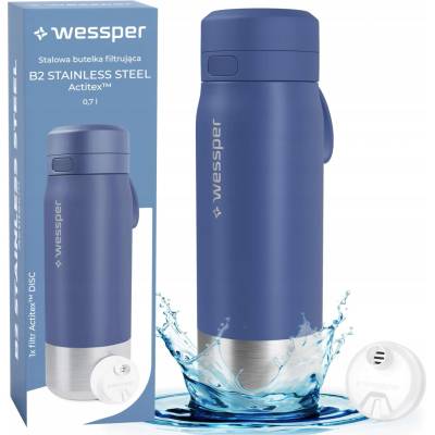 Wessper Filtrační B2 TRITAN modrá 700 ml