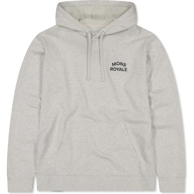 Mons Royale Мъжки вълнен пуловер Mons Royale Inversion Merino Hoodie Merino hoodie - Light Grey Heather (005-6989-0113)