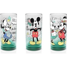 Invictus 1928 Disney Set sklenic Mickey a Minnie zelený 3 x 270 ml