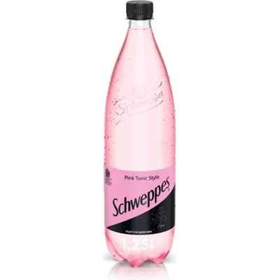 Schweppes Газирана напитка Schweppes Pink Tonic Style 1, 25л