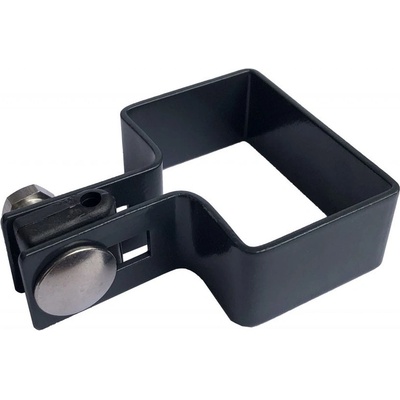 Koncová príchytka panela 4 mm na stĺpik 60 x 40 mm antracit