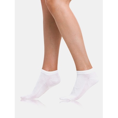 Bellinda Бели дамски чорапи с декоративни елементи Bellinda BAMBUS AIR LADIES IN-SHOE SOCKS Bellinda | Byal | ЖЕНИ | 35-38