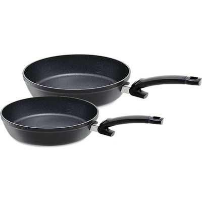 Fissler Sada panvíc ADAMANT COMFORT čierna hliník 2 ks
