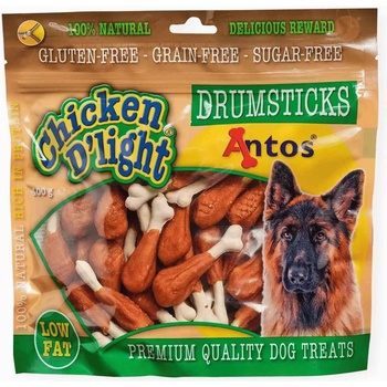 Antos Chicken D'light Drumsticks-Кучешко лакомство бутчета с пилешко месо 400 гр