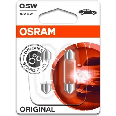 OSRAM Крушка OSRAM C5W, 12V, 5W, 45lm, 2 броя