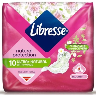 Libresse Превръзки с крилца Libresse - Ultra Aloe Vera & Camomile, 10 броя