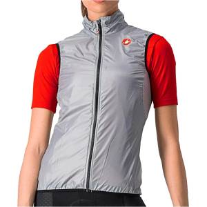 Castelli Дамски елек за колоездене Castelli Women's Aria Vest Cycling vest - Silver Grey (154-0059-0214)