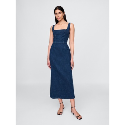 GAP Дънкова миди рокля GAP GAP | Sin | ЖЕНИ | XXS