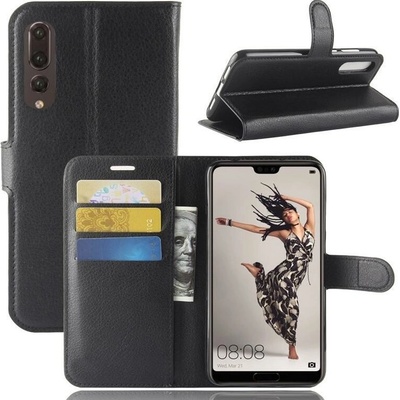 Pouzdro Wallet PU kožené Huawei P20 - černé – Zboží Živě