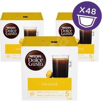 NESCAFÉ GRANDE 3 ОПАКОВКИ 3х16 капсули
