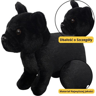 čierny psík 19 cm
