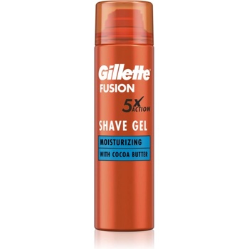 Gillette Fusion5 Cocoa Butter гел за бръснене за мъже 200ml
